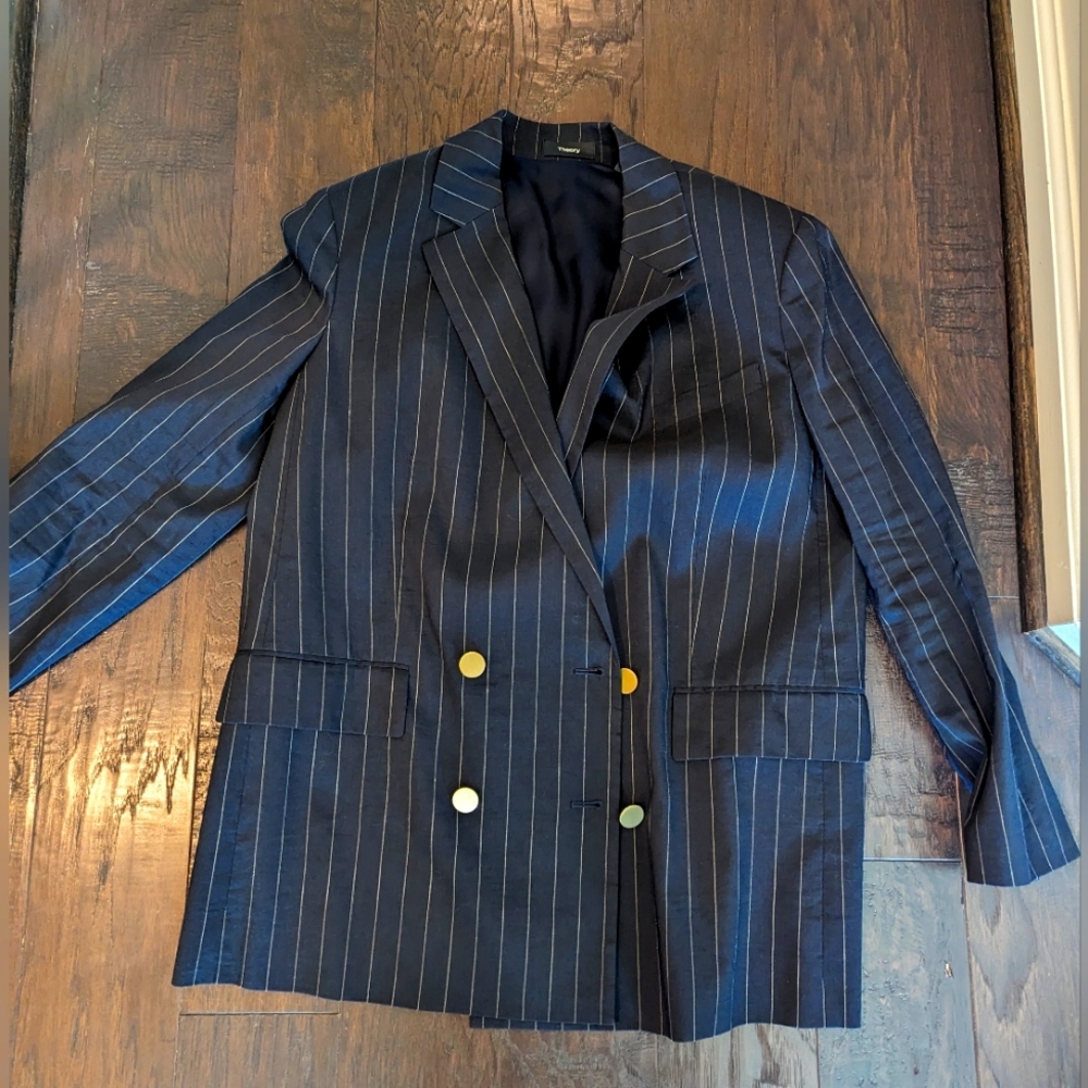 Theory Women's Pinstripe Blazer